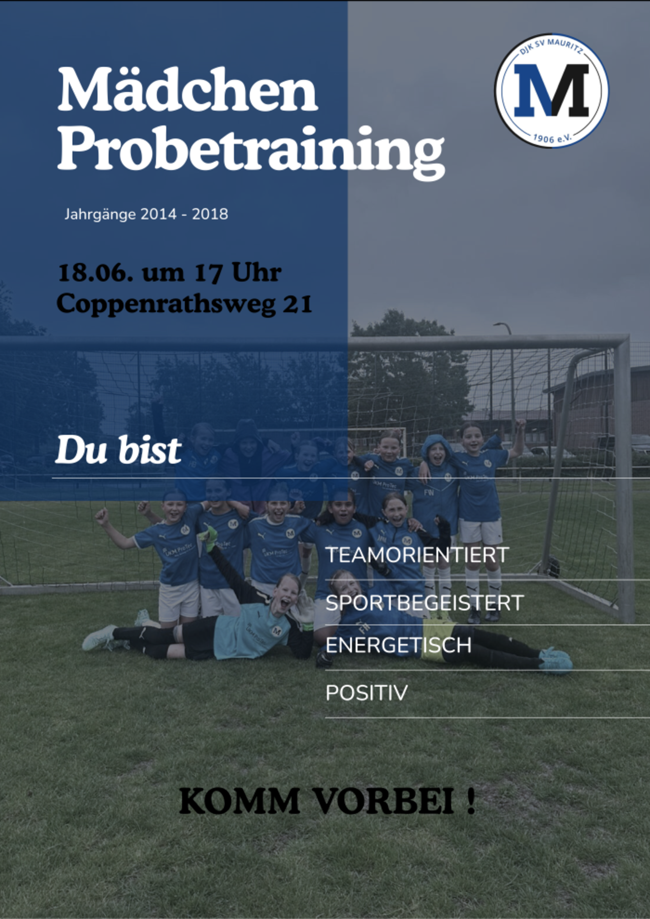 Probetraining Mädchen