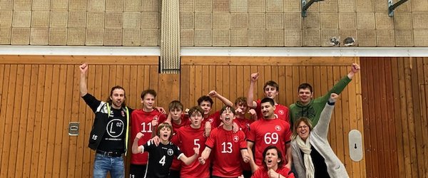 Volleyball U18 nach erfolgreicher Qualifikation