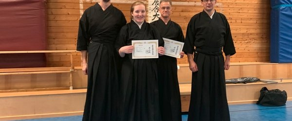 Prüfungsteilnehmer Iaido Lehrgang Wolbeck 2021