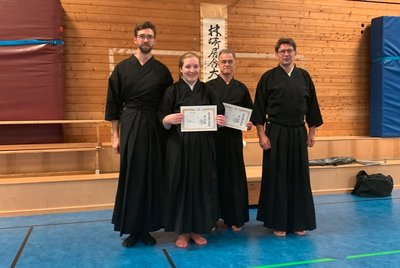 Prüfungsteilnehmer Iaido Lehrgang Wolbeck 2021